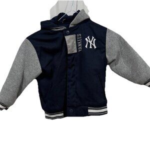 VTG JH Designs New York Yankees Reversible Varsity Jacket Toddler‎ 3T  MLB